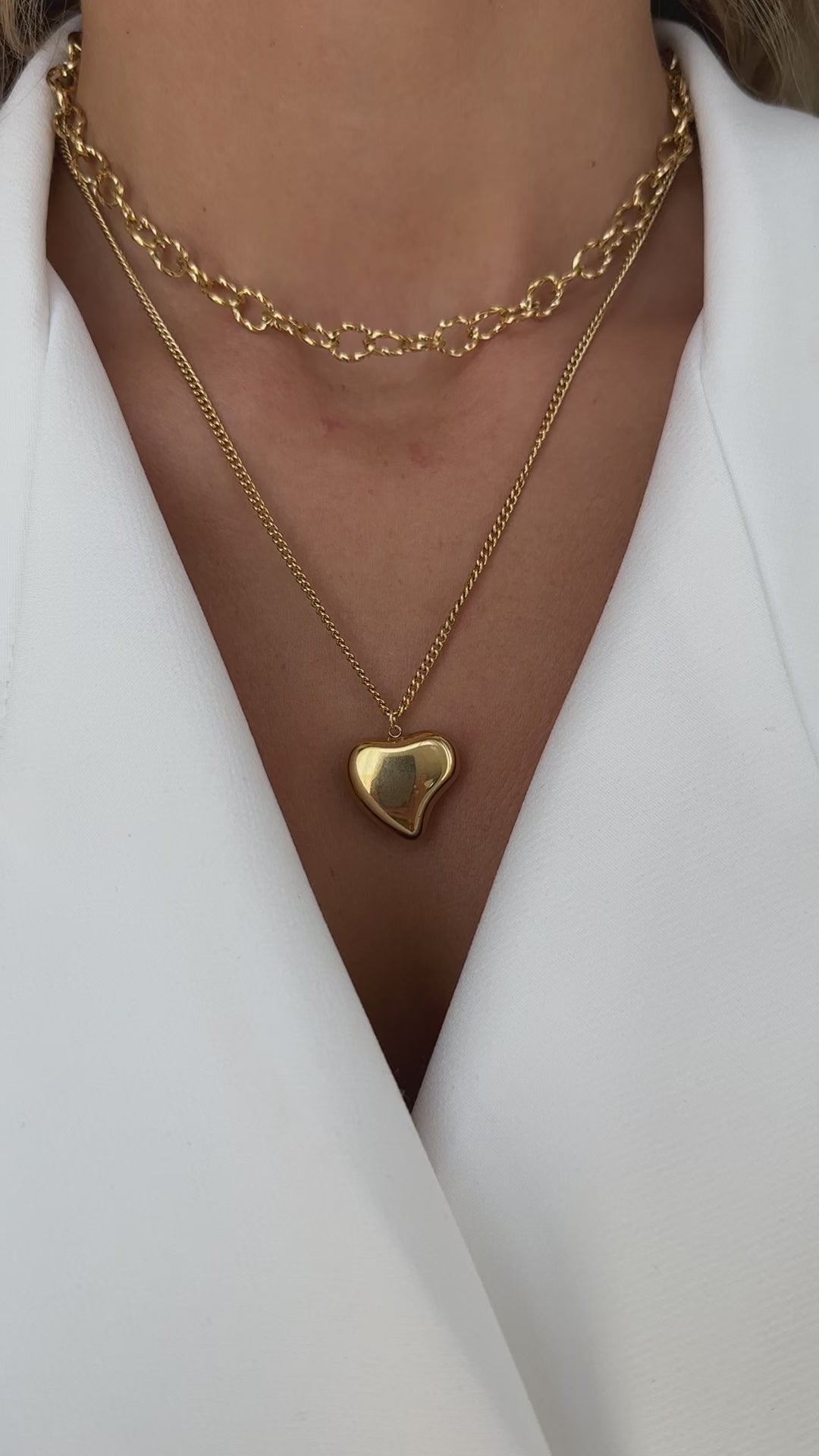 Golden Heart Necklace