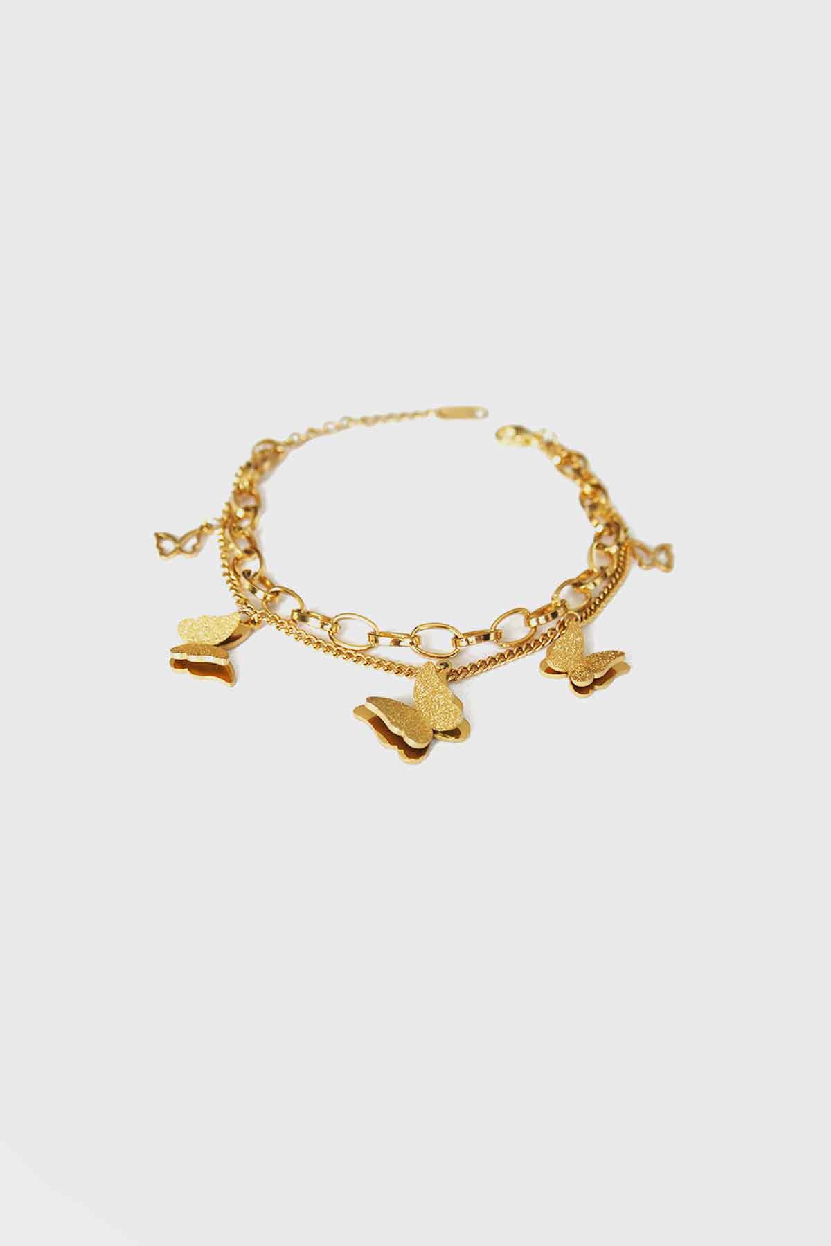 Birds of Medea Bracelet Gold, Stainless steel - Bracelet - Feraye