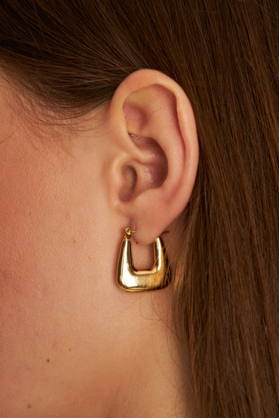 Camila Earrings Gold, Stainless steel - Feraye