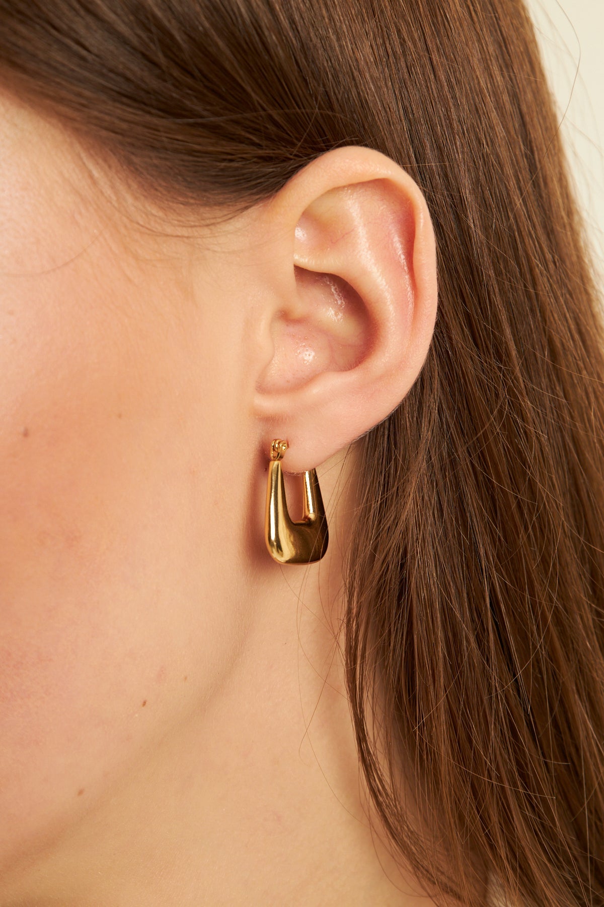 Camila Earrings Gold, Stainless steel - Feraye