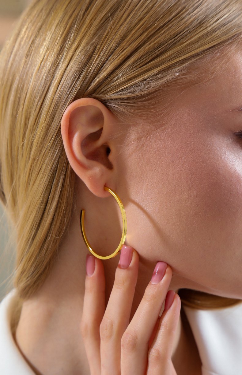 Grace of Miir Earrings Gold, Stainless steel - Earrings - Feraye