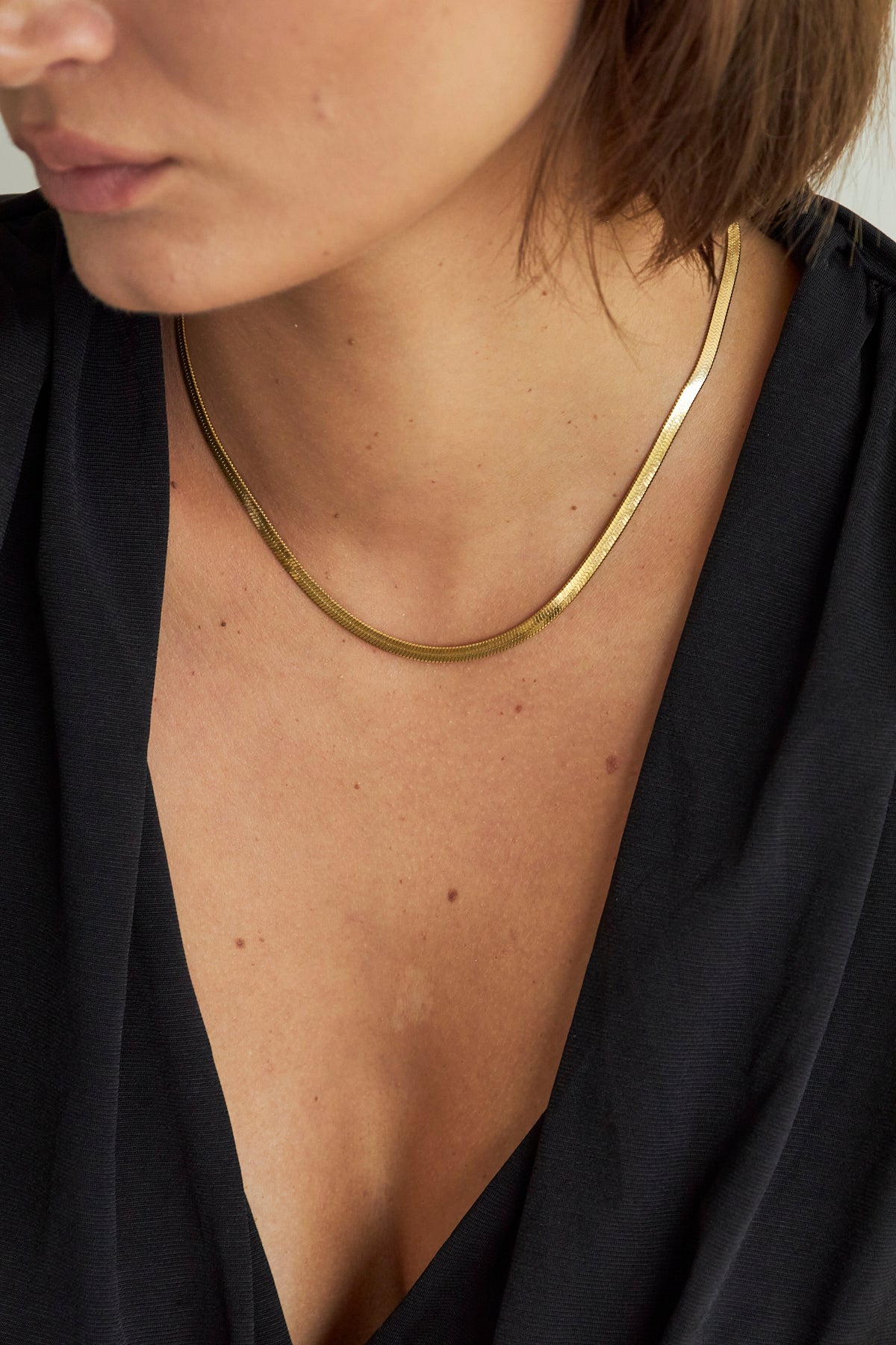 Hera Necklace Gold, Stainless steel - necklace - Feraye