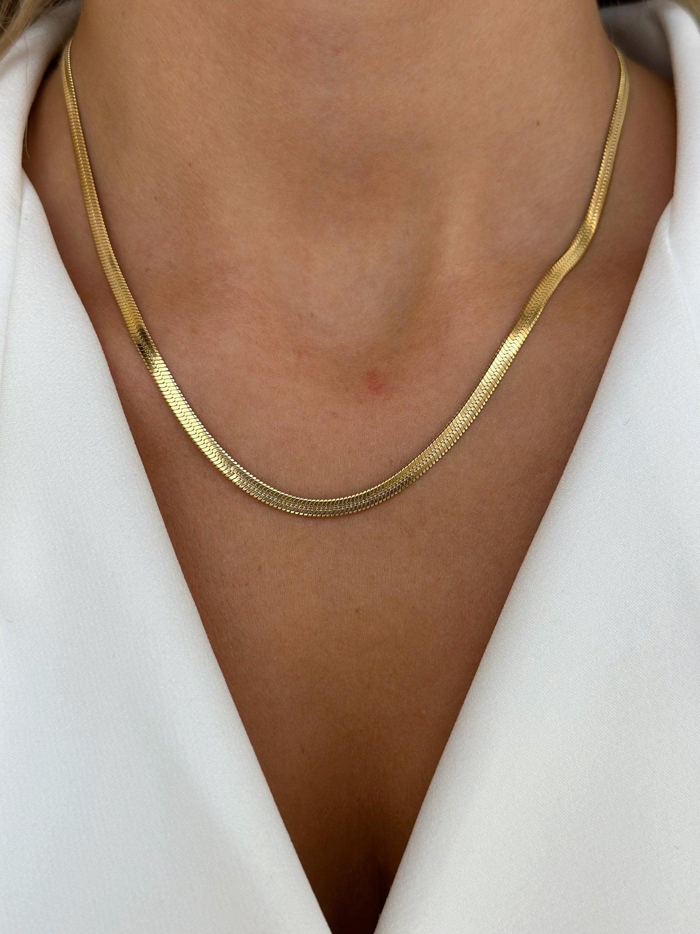 Hera Necklace Gold, Stainless steel - necklace - Feraye