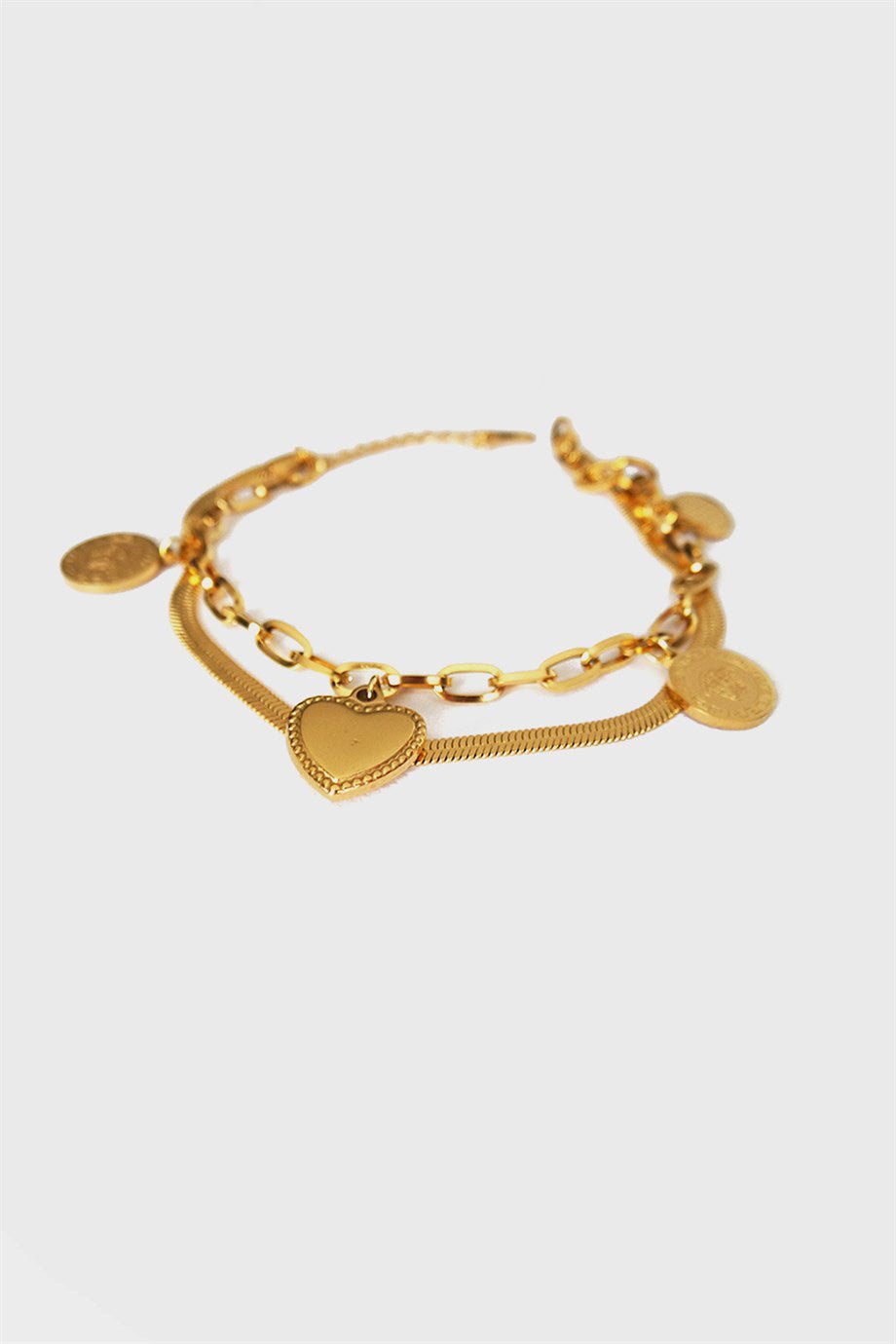 Hesione's Love Arrows Bracelet Gold, Stainless steel - Feraye