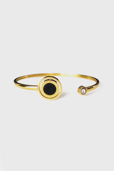 The Eye of Blackstone Bracelet Gold, Stainless steel - Feraye